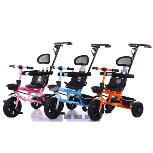 Baby/Kids Cycle Tricycle with Parental Adjust Push Handle and Side Support - Smart Plug & Play Baby Tricycle for Kids/Baby for 1.5 to 5 Years